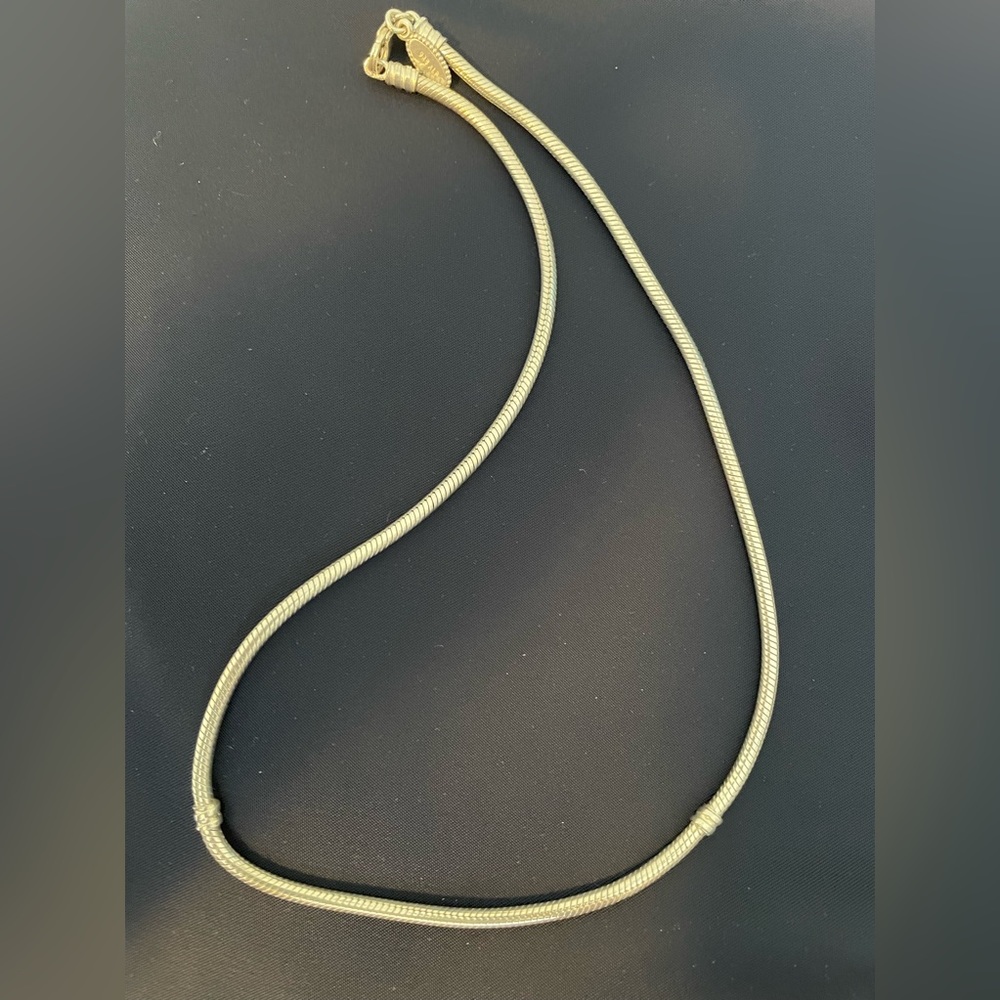 Pandora snake chain necklace / wrap bracelet